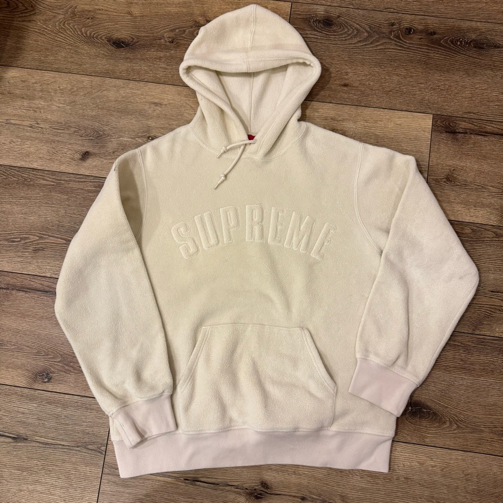 Supreme+polartec fleece hoodie top